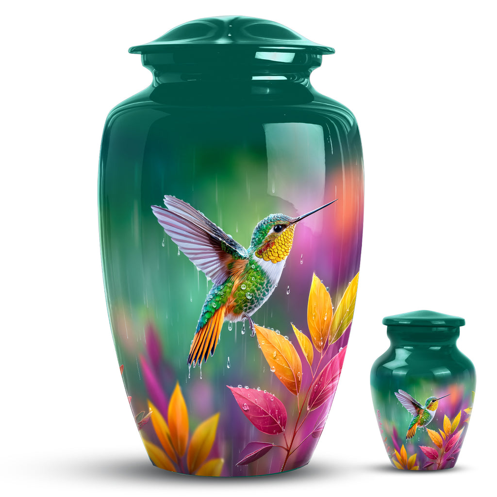 10 inch urn with 1 matching keepsake