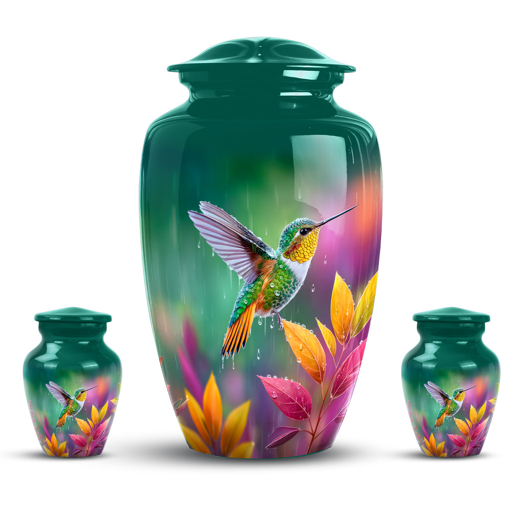10 inch urn with 2 matching keepsakes