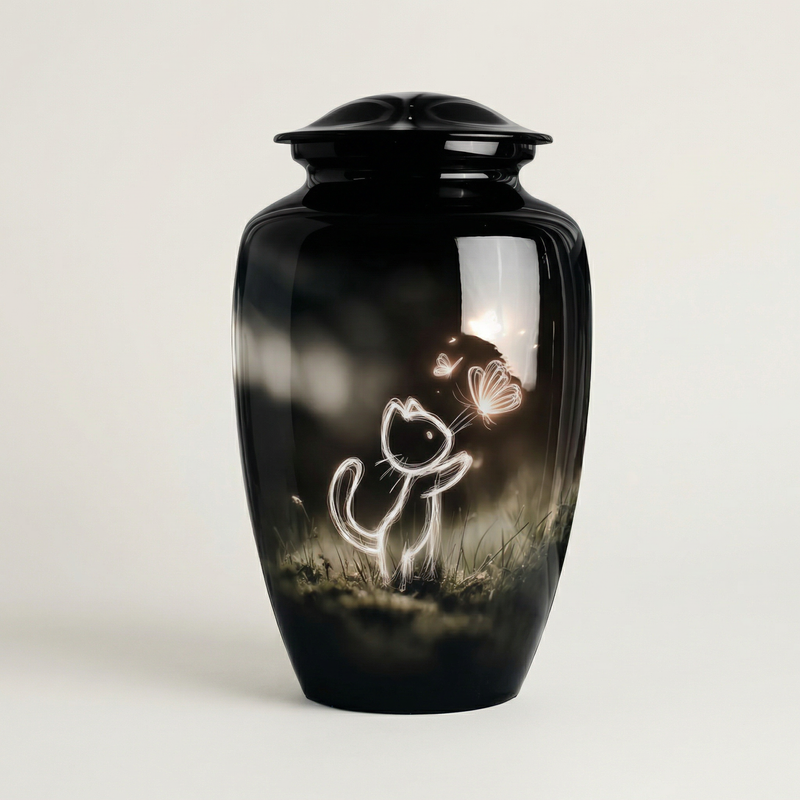 Cat Memorial Urn